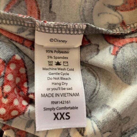 LulaRoe Disney Mini Mouse 3/4 Sleeves Top - Picture 5 of 7